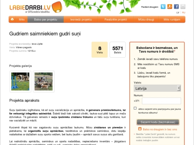 Džipo & Co suņu sporta skola, 